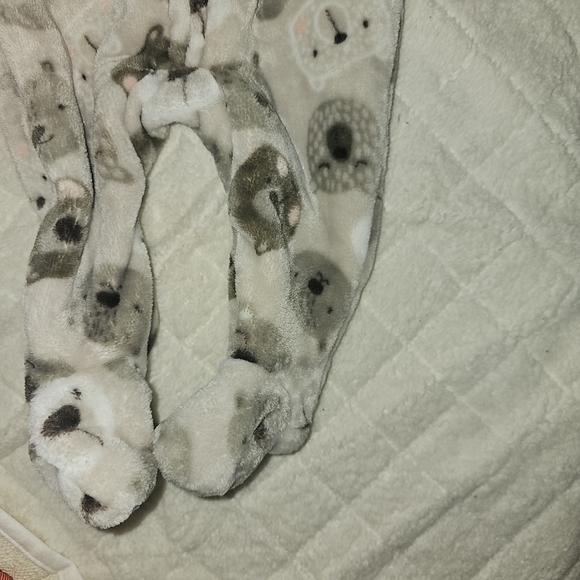 Adorable Animal Print Kids Footie Pajamas - Picture 4 of 10